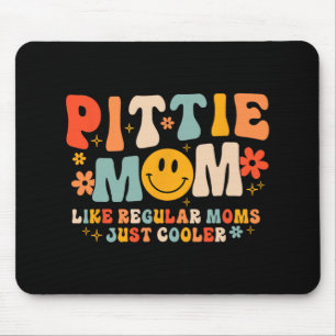 Pittie Mum Pitbull Mum Dog Lover Mother's Day  Mouse Pad
