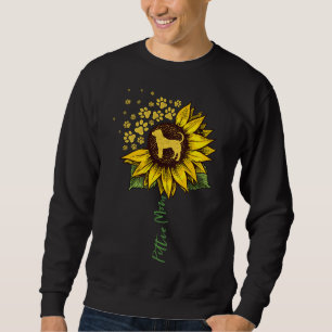 Pittie Mum Sunflower Pitbull Lover Gifts Dog Mum M Sweatshirt