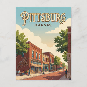 Pittsburg, Kansas Postcard