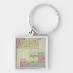Pittsburg, Walnut, Beulah, and Lichfield, Kansas Key Ring