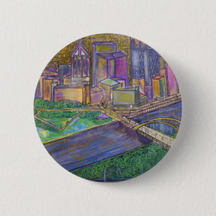 Pittsburgh 6 Cm Round Badge