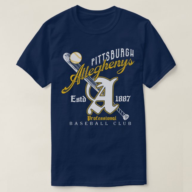 Pittsburgh Alleghenys T-Shirt (Design Front)