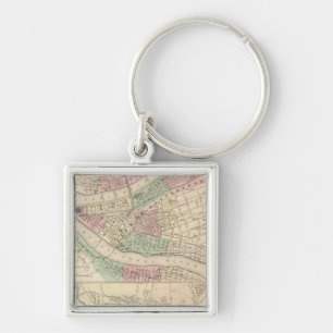 Pittsburgh and Allegheny, Pennsylvania Key Ring