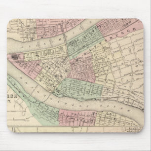 Pittsburgh and Allegheny, Pennsylvania Mouse Pad