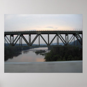 Pittsburgh Bridge Poster