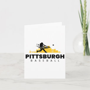 Pittsburgh Bysebyll Vintage Minimalist Retro Byseb Card