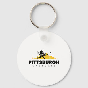 Pittsburgh Bysebyll Vintage Minimalist Retro Byseb Key Ring