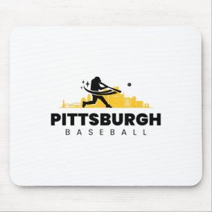 Pittsburgh Bysebyll Vintage Minimalist Retro Byseb Mouse Pad