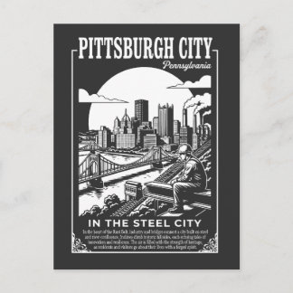 Pittsburgh City Pennsylvania In The Steel City Postcard