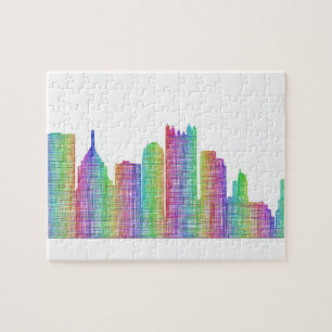 Pittsburgh city skyline jigsaw puzzle