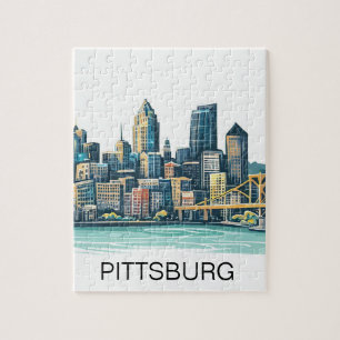 Pittsburgh Cityscape Jigsaw Puzzle