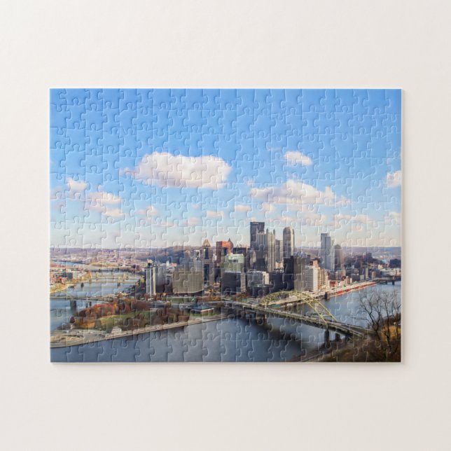 Pittsburgh Cityscape Jigsaw Puzzle (Horizontal)