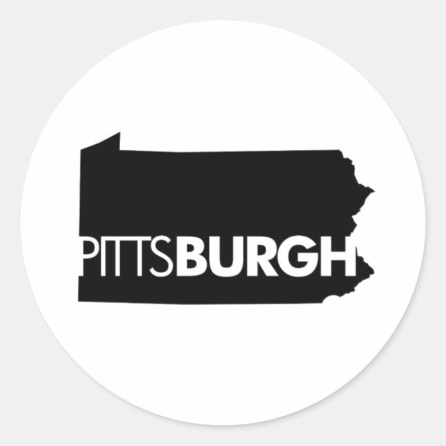 Pittsburgh Classic Round Sticker (Front)