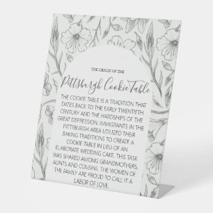 PITTSBURGH COOKIE TABLE SIGN WEDDING