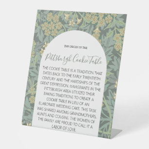 PITTSBURGH COOKIE TABLE SIGN WEDDING