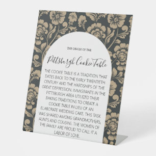 PITTSBURGH COOKIE TABLE SIGN WEDDING
