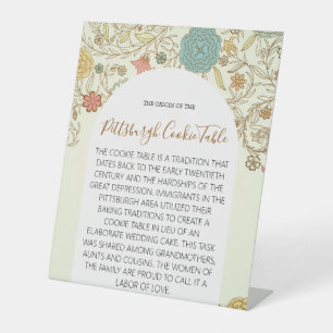 PITTSBURGH COOKIE TABLE SIGN WEDDING