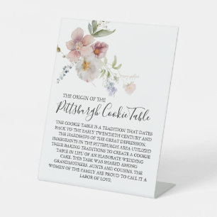 PITTSBURGH COOKIE TABLE SIGN WEDDING