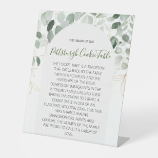 PITTSBURGH COOKIE TABLE SIGN WEDDING