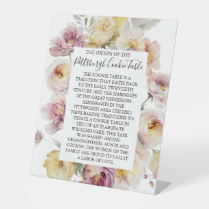 PITTSBURGH COOKIE TABLE SIGN WEDDING