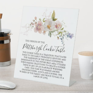 PITTSBURGH COOKIE TABLE SIGN WEDDING