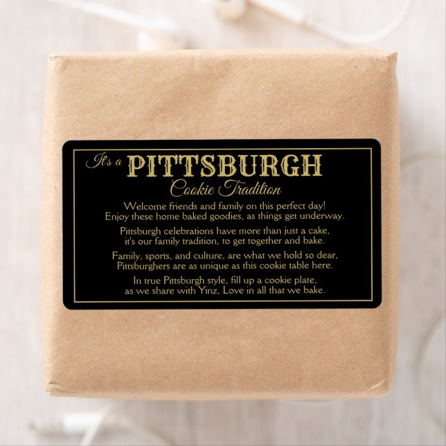 Pittsburgh Cookie Table Thing Poem Label (Insitu)