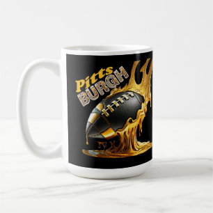 Pittsburgh Football Fans - Molten Steel Coffee Mug