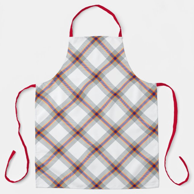 Pittsburgh Football Plaid Apron (Front)