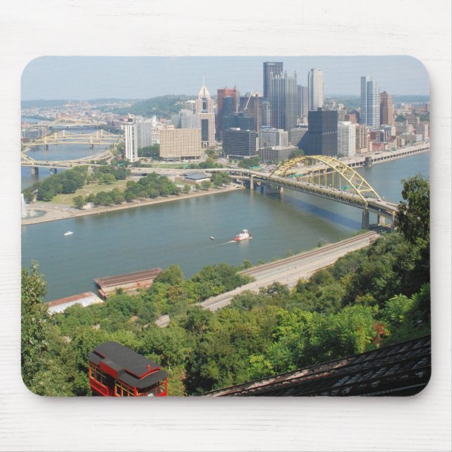 Pittsburgh from Mt. Washington Mouse Pad (Front)