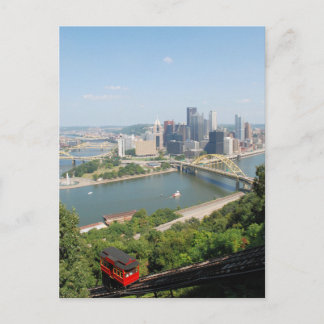 Pittsburgh from Mt Washington Postcard