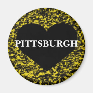 Pittsburgh Heart Magnet