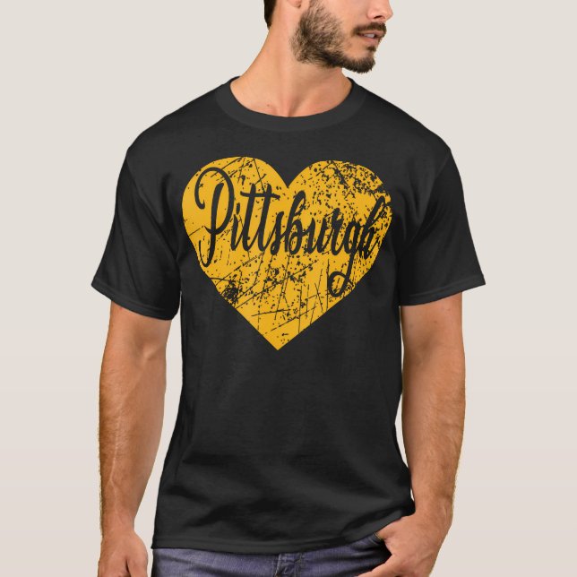 Pittsburgh Heart T-Shirt (Front)