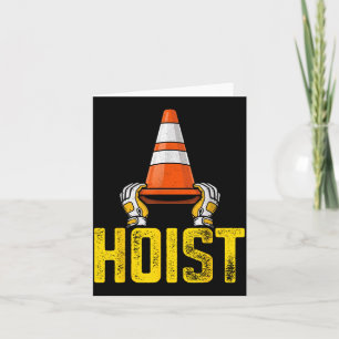Pittsburgh Hoist The Traffic Cone Funny Card