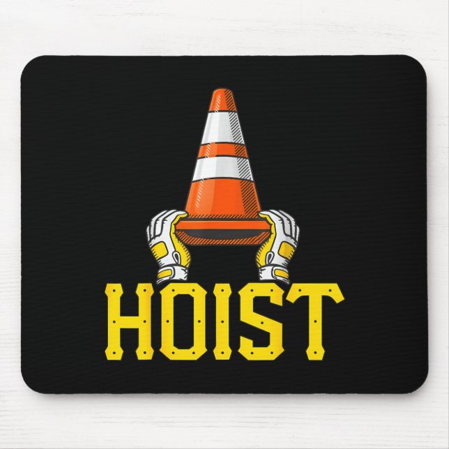 Pittsburgh Hoist The Traffic Cone Mouse Pad (Front)