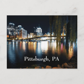 Pittsburgh in colour postcard