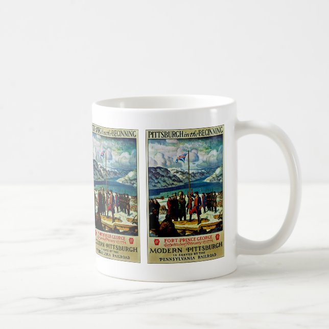 Pittsburgh in the Beginning Coffee Mug (Right)