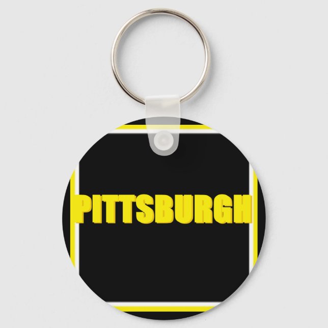 Pittsburgh Keychain (Front)
