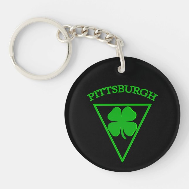Pittsburgh Luck Key Ring (Front)