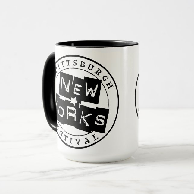 Pittsburgh New Works Festival Coffee Mug (Front Left)