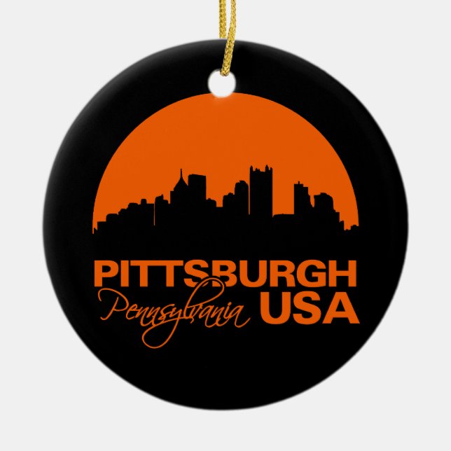 PITTSBURGH ornament - customisable (Front)