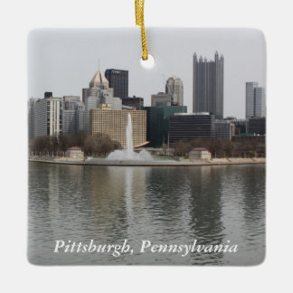 Pittsburgh, PA Ceramic Ornament