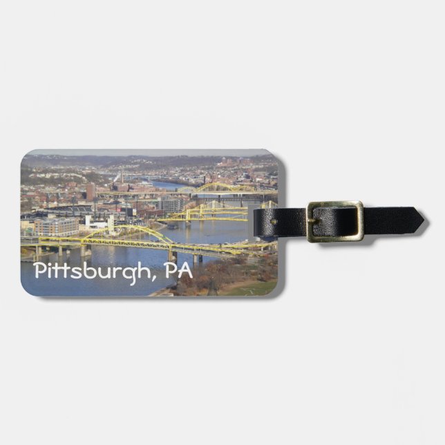Pittsburgh, PA Luggage Tag (Front Horizontal)