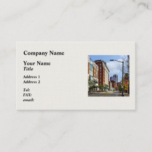 Pittsburgh PA - View Down Ninth Street Business Card
