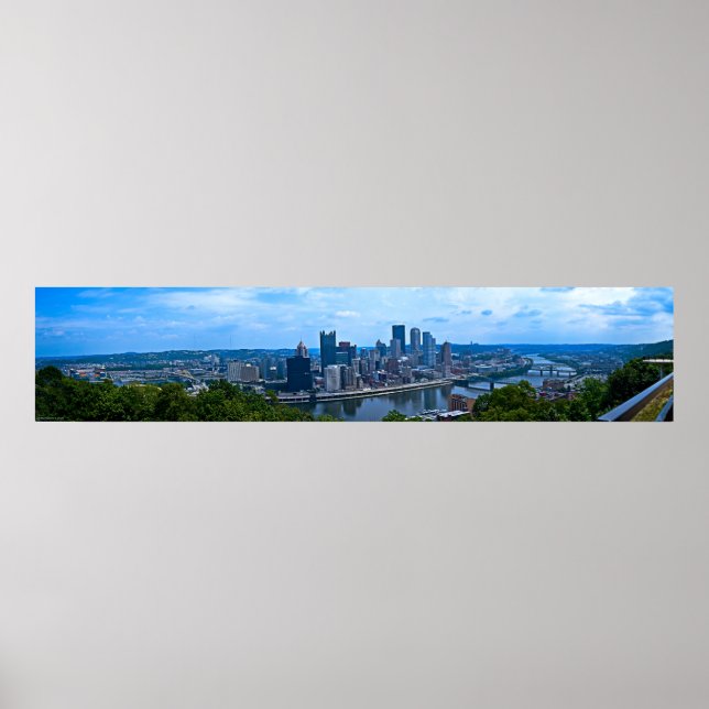 Pittsburgh Panorama Poster (Front)