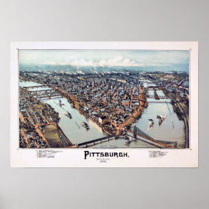 Pittsburgh Pennsylvania 1902 Poster
