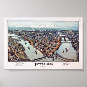 Pittsburgh Pennsylvania 1902 Poster