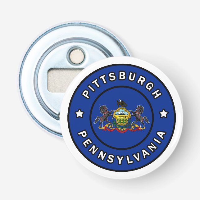Pittsburgh Pennsylvania Bottle Opener (Front)