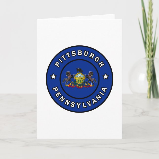 Pittsburgh Pennsylvania Card (Front)
