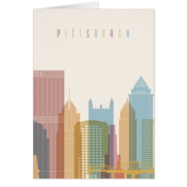 Pittsburgh, Pennsylvania | City Skyline (Front)