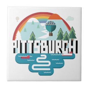 Pittsburgh, Pennsylvania   Cityscape Design Tile